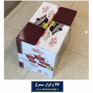 ست قابلمه Zarsab زرساب مدل جولیانا 10 پارچه - استوک نو