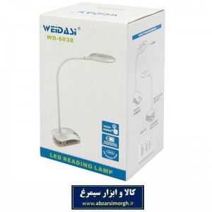 چراغ مطالعه لمسی گیره ای قابل شارژ ویداسی Weidasi مدل 6038