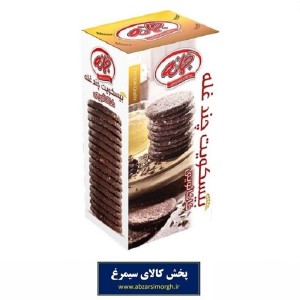 بیسکوئیت چند غله کاکائویی جمانه 190 گرم جعبه دار