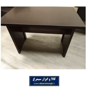 میز اداری چوبی سه خط ۱۰۰ سانت رنگ قهوه ای کارکرده و سالم UTW-004