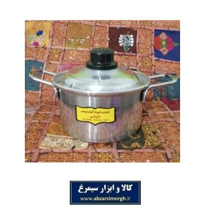 قابلمه بچه آلومینیومی با دسته سایز 1 بایرامی گرد قطر 12 سانت HZF-040