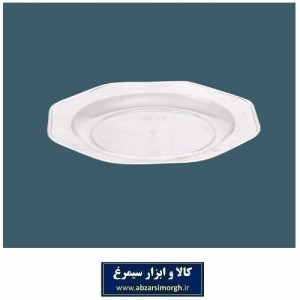 بشقاب پلاستیکی یکبار مصرف هگزا شفاف