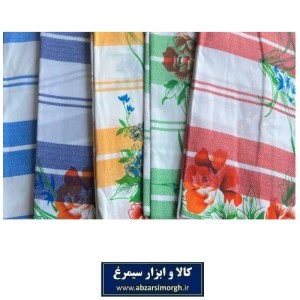 ملحفه ۳۳۳ طرح کویتی دور دوخت آماده 2 نفره با گل زیبا فروش تک و جین 12 عددی HKK-023