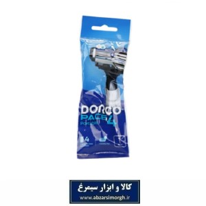 خود تراش مردانه Dorco دورکو مدل FRA100-1P با 4 لبه و پک 1 عددی HKT-009