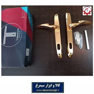 دستگیره درب سوئیچی تلورانس مدل 6912 رنگ طلایی 2.5 سانت LDG-015