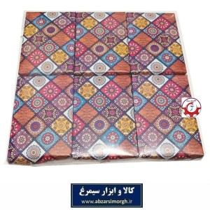 جعبه هدیه و کادو مقوایی طرح سنتی کاشی 2.5 * 7 * 10 سانت OPK-026