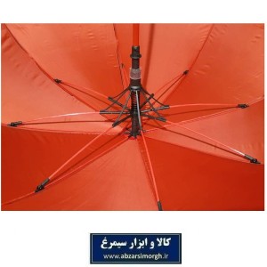 چتر روغنی دو رویه مشکی داخل رنگی فایبر لاکچری 2 نفره 8 فنره میله ای فروش تک و تعداد HCH-047