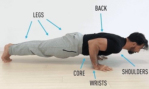 تمرین پوش-آپ یا شنا Push-Up