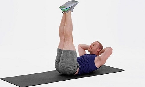 کرانچ عمودی پا Vertical Leg Crunches