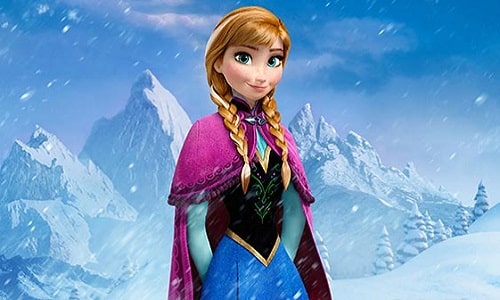 شخصیت کارتونی آنا در انیمیشن فروزن Frozen Anna