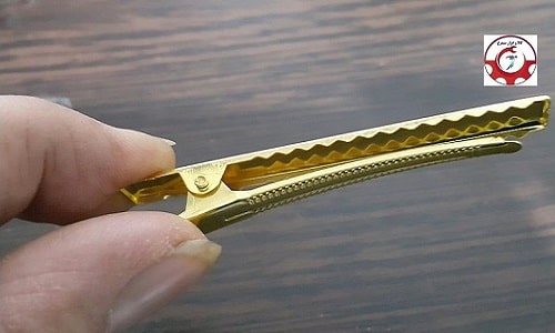 گیره مو انبری فلزی