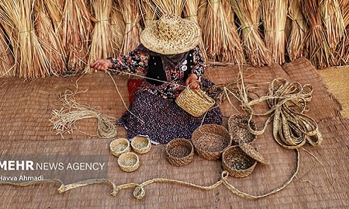 حصیربافی در شمال ایران