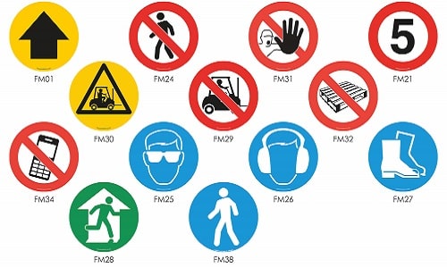 کاربرد مختلف تابلو های هشدار