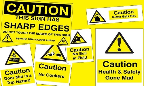 جنس و مواد سازنده نشانگر و برچسب ایمنی