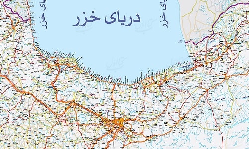 دانلود رایگان نقشه راههای اصلی و مهم استان مازندران