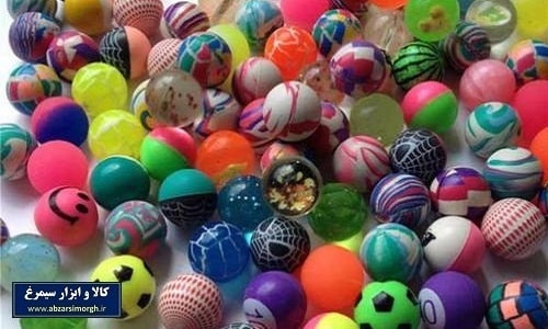 توپ شیطونک اسباب بازی مدل ساده ژله ای و رنگی kids balls