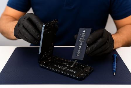 تعویض باتری گوشی های آیفون سری 7 تا 15