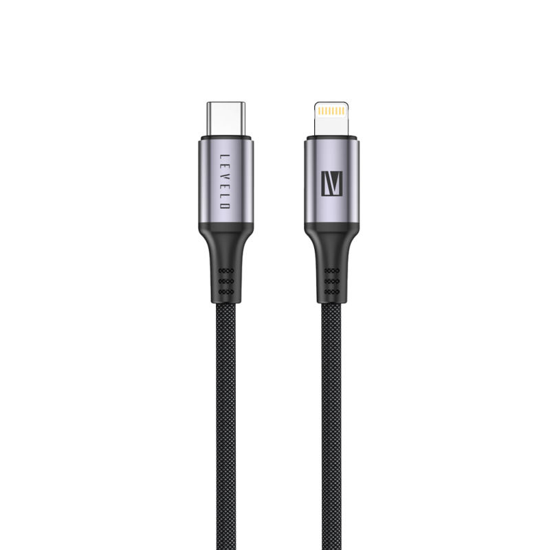 کابل شارژ USB-C to Lightning برند LEVELO مدل otto