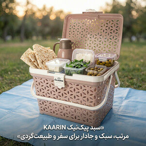 سبد پیک نیک  کارین مدل رویال سایز 1