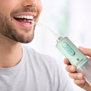 دستگاه شست‌وشوی دهان و دندان شارژی روزینکس مدل WHITE TEETH