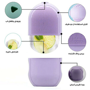 ماساژور صورت مدل سیلیکونی یخی کد SIL-1