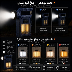 چراغ روشنایی مدل ROZINEX-CAMPLIGHT