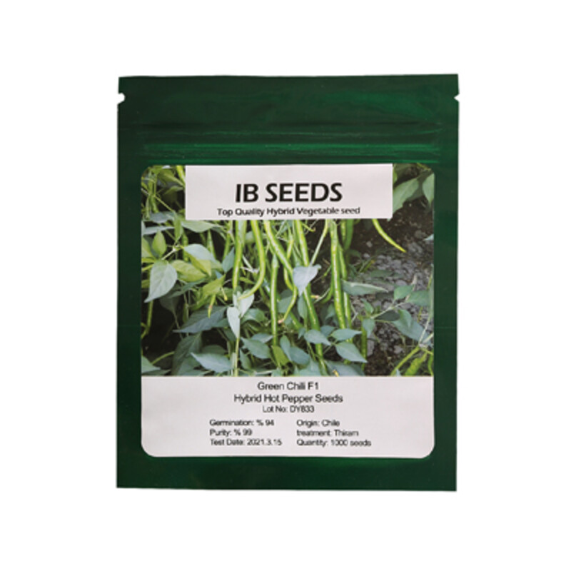 بذر فلفل قلمی تند هیبرید گرین چیلی IB SEEDS