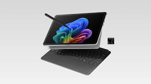 تبلت 12 اینچی مایکروسافت مدل Surface Pro-Snapdragon X Plus ظرفیت 512 گیگابایت و رم 16 گیگابایت به همراه کیبورد سرفیس پرو و قلم Slim pen 2