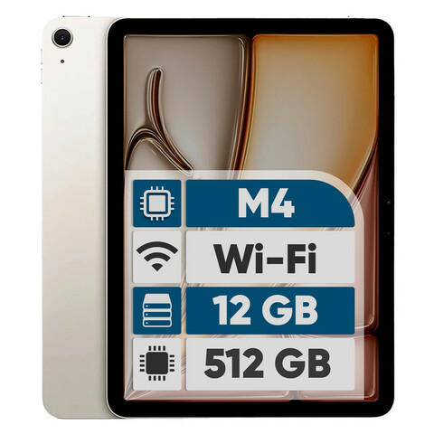 تبلت 13 اینچ اپل مدل iPad Air 2026 M4 Wi-Fi ظرفیت 512 گیگابایت و رم 12 گیگابایت