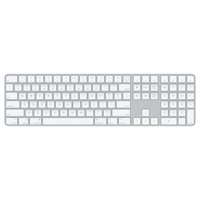 کیبورد بی سیم اپل مدل Magic Keyboard with Touch ID and Numeric Keypad