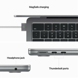 لپ تاپ 13.6 اینچی اپل مدل MacBook Air MC7U4 2024 -M2-16GB RAM-256GB SSD