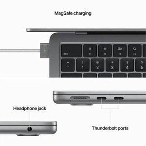 لپ تاپ 13.6 اینچی اپل مدل MacBook Air MC7V4 2024-M2-16GB RAM-256GB SSD