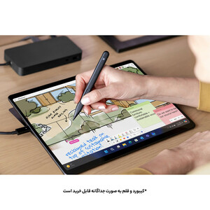 تبلت 13 اینچی مایکروسافت مدل Surface Pro 10-Core Ultra 7 165U ظرفیت 256 گیگابایت و رم 16 گیگابایت