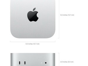 کامپیوتر کوچک اپل مدل Mac Mini Z1CG00043 2024 -M4-16GB RAM-1TB SSD