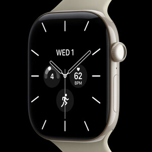 ساعت هوشمند 46 میلی‌متری اپل مدل Watch Series 12 Aluminum Case با بند سیلیکونی، سازگار با iOS