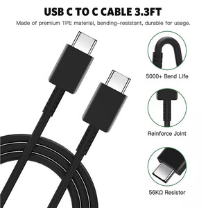شارژر دیواری سامسونگ مدل EP-TA800 به همراه کابل تبدیل USB-C 25w