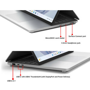 لپ تاپ 14.4 اینچی مایکروسافت مدل Surface Laptop Studio 2-i7 13700H-64GB LPDDR5x-1TB SSD-RTX4060-Touch