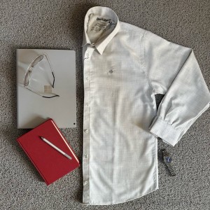 پیرهن کلاسیک طرح دار