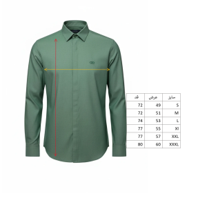 پیرهن کلاسیک طرح دار