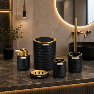 ست سرویس بهداشتی مشکی پیکسل