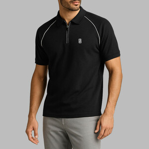 پولوشرت آستین کوتاه مردانه نوزده نودیک مدل POL1926 Gr