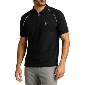 پولوشرت آستین کوتاه مردانه نوزده نودیک مدل POL1926 Gr