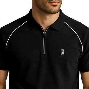 پولوشرت آستین کوتاه مردانه نوزده نودیک مدل POL1926 Gr