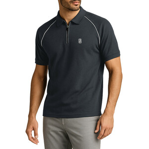 پولوشرت آستین کوتاه مردانه نوزده نودیک مدل POL1926 Gr