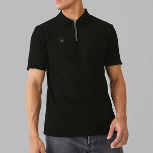 پولوشرت آستین کوتاه مردانه نوزده نودیک مدل POL1925 Gr