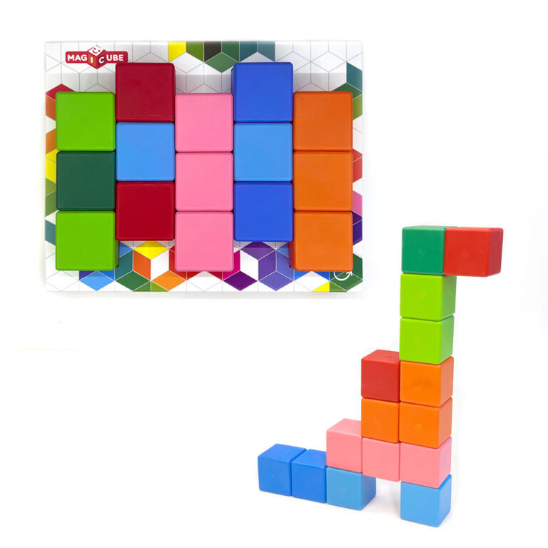 مکعب مغناطیسی 15 تایی رنگی