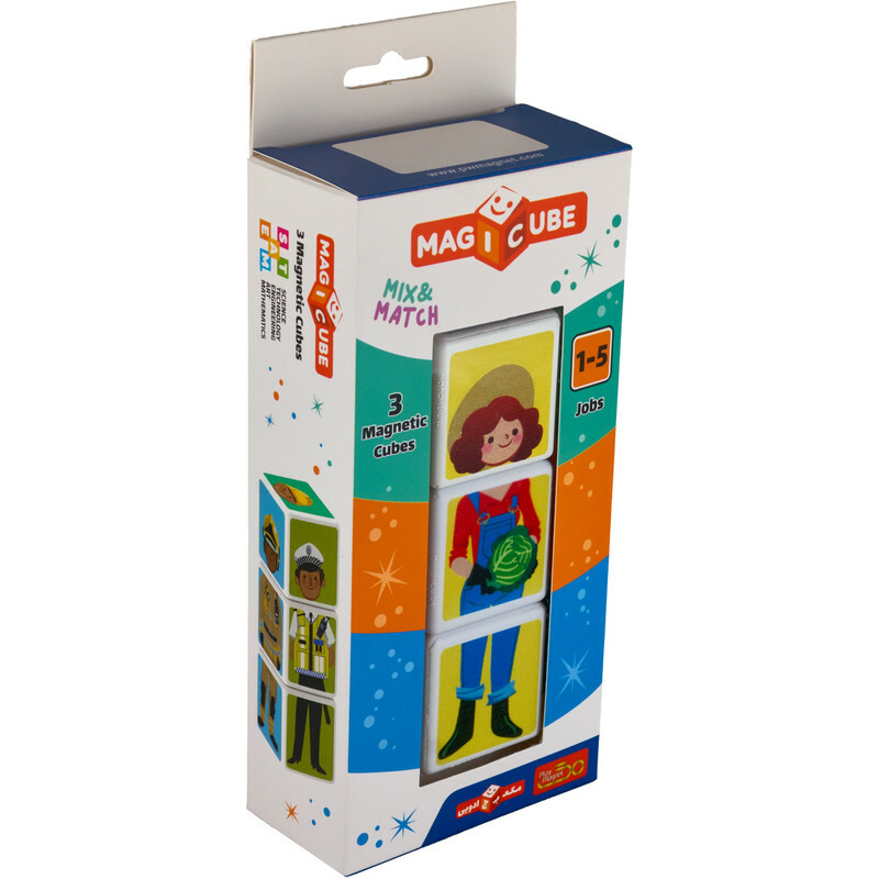 مکعب مغناطیسی 3 تایی مشاغل