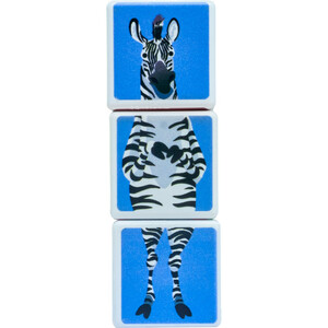 مکعب مغناطیسی 3 تایی حیوانات ساوانا