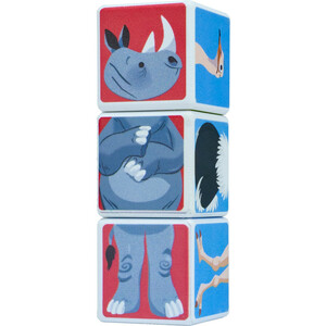 مکعب مغناطیسی 3 تایی حیوانات ساوانا