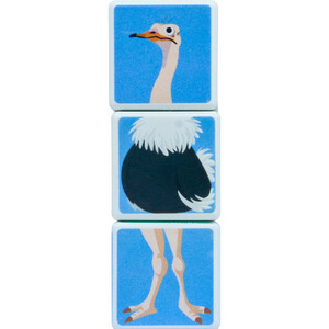 مکعب مغناطیسی 3 تایی حیوانات ساوانا